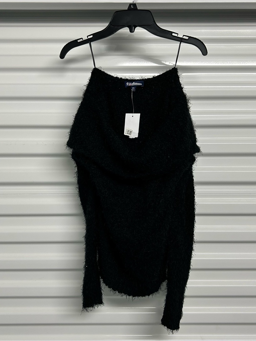 Graham & Spencer Black Cozy Cowl-Neck Sweater